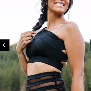 Kiava Asymmetric Bikini Top